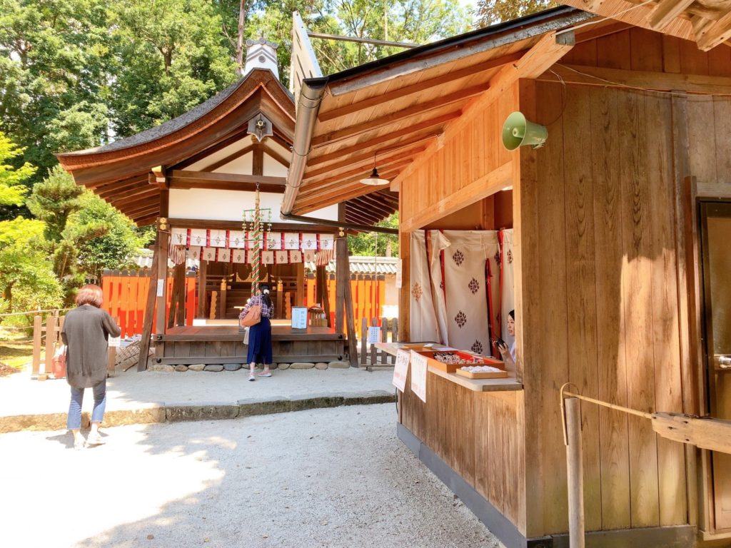 上賀茂神社　新宮　神社　御朱印　場所